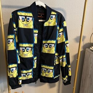 Members Only Spongebob jacket. Gently loved.🧡 Worn a couple times. Men’s M.
